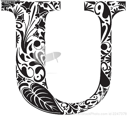 Image of Floral U
