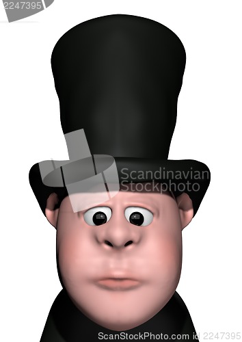 Image of big black hat