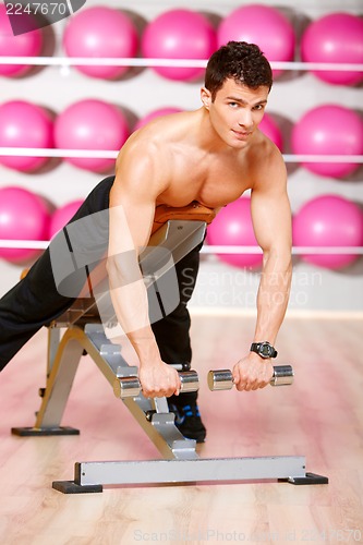 Image of Man at the gym