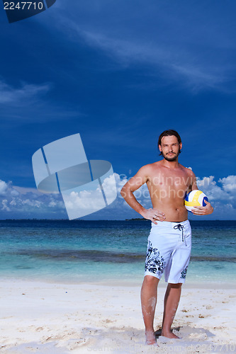 Image of Handsome Man at Maldives