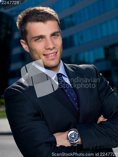 Image of Outdoor Businessman