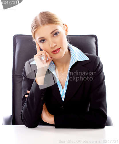 Image of Blond Businesswoman