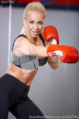 Image of Woman at the gym