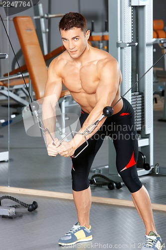Image of Man at the gym