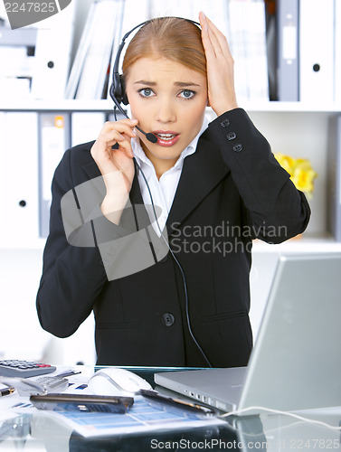 Image of Business Woman in Office