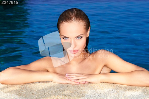 Image of Sexy in swimming pool
