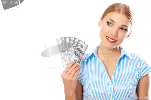 Image of Blond Businesswoman