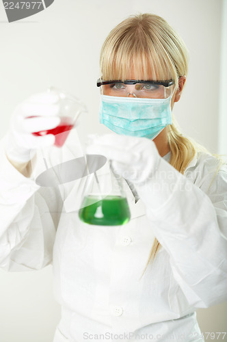 Image of Female in lab