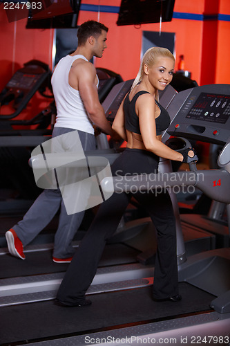 Image of Couple at the gym