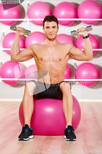 Image of Man at the gym