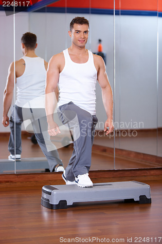 Image of Man at the gym