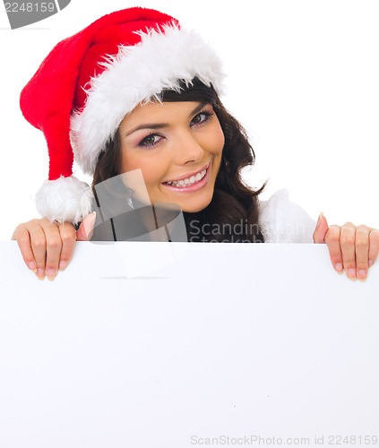 Image of Christmas chick with board