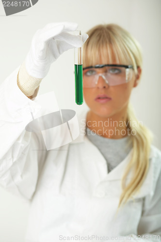 Image of Female in lab