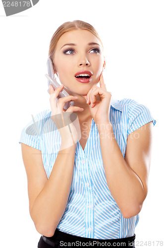Image of Blond Businesswoman