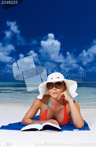 Image of Woman at Maldives