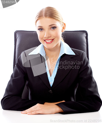 Image of Blond Businesswoman
