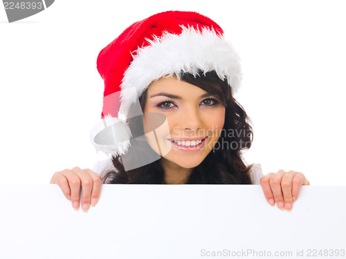 Image of Christmas chick with board