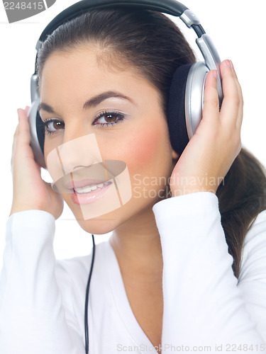 Image of Girl with headphones