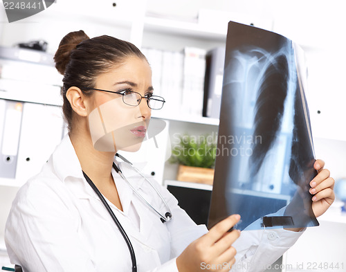 Image of Female doctor in surgery