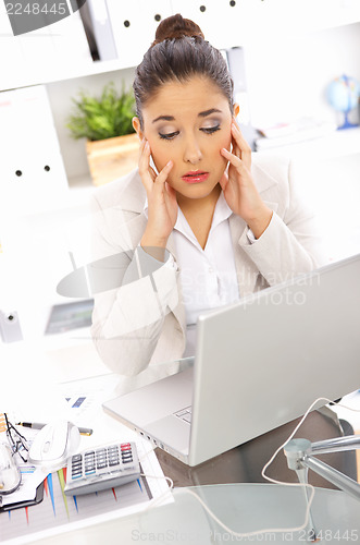 Image of Business Woman in Office