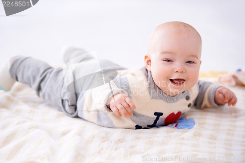 Image of Beautiful laughing baby