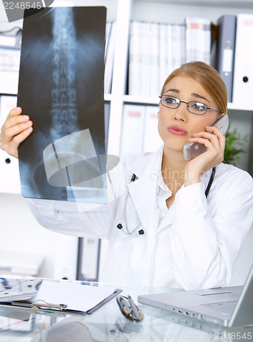 Image of Female doctor in surgery