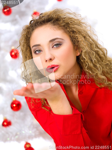 Image of Christmas Blond Chick