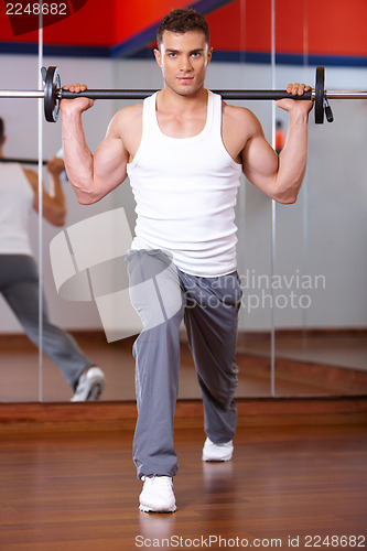 Image of Man at the gym