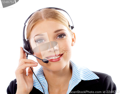 Image of Blond Businesswoman