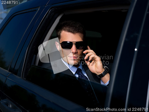 Image of Outdoor Businessman