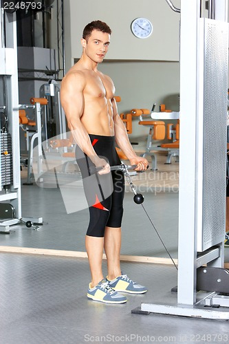 Image of Man at the gym