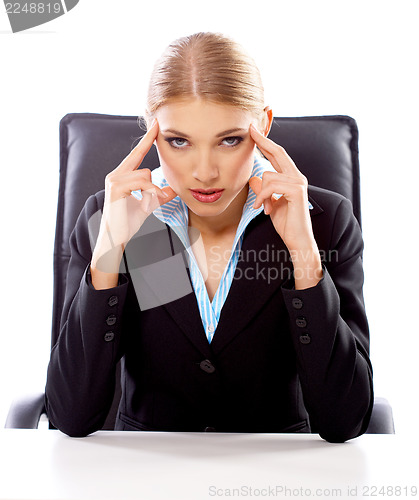 Image of Blond Businesswoman