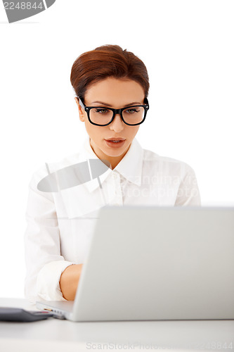 Image of Businesswoman in glasses