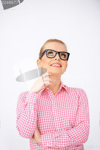 Image of Girl and glasses