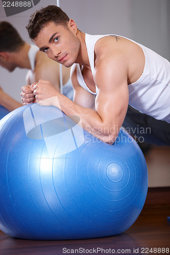 Image of Man at the gym