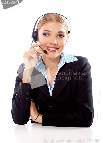 Image of Blond Businesswoman