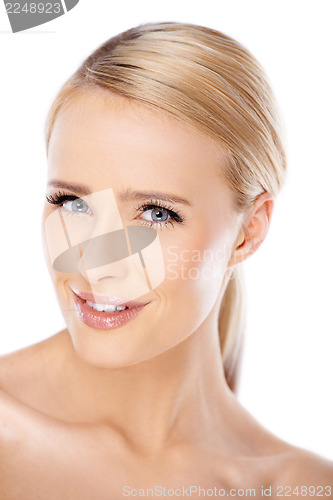 Image of Adorable beautiful woman portrait