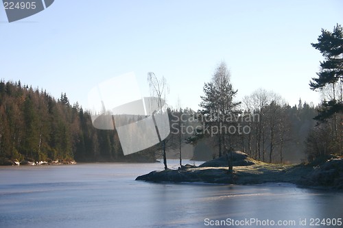 Image of frozen lake