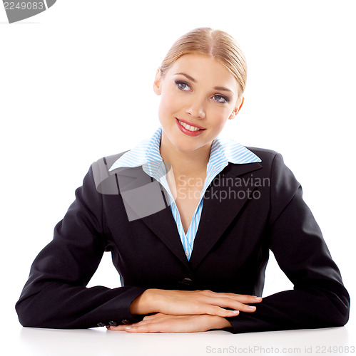 Image of Blond Businesswoman