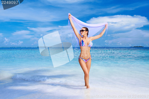 Image of Woman at Maldives