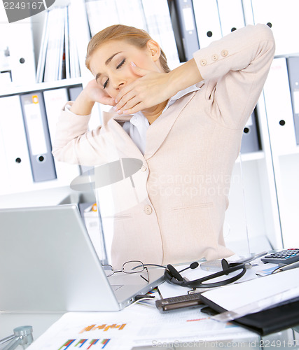 Image of Business Woman in Office