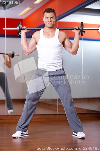 Image of Man at the gym