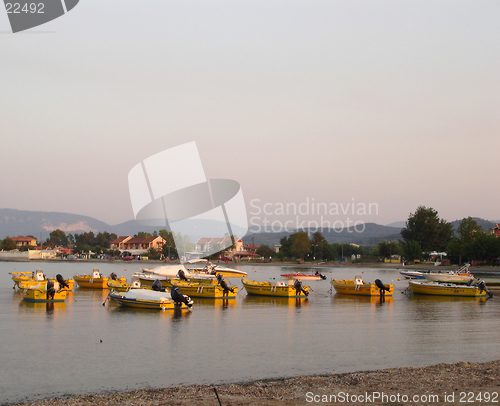Image of Boats at dusk