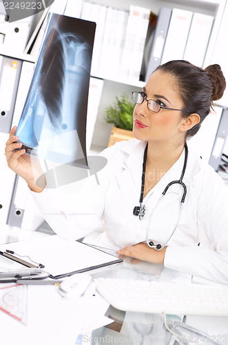 Image of Female doctor in surgery