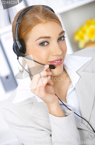 Image of Business Woman in Office