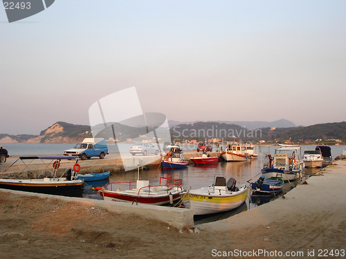 Image of Boats at dusk