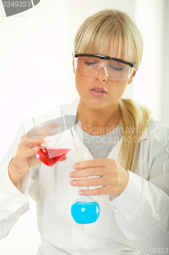 Image of Female in lab