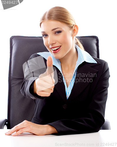 Image of Blond Businesswoman