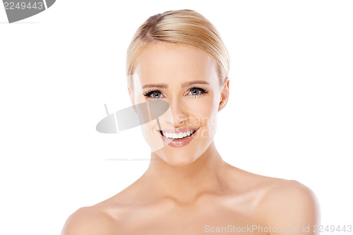 Image of Beauty portrait of blond woman