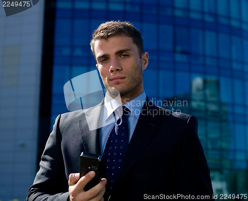 Image of Outdoor Businessman